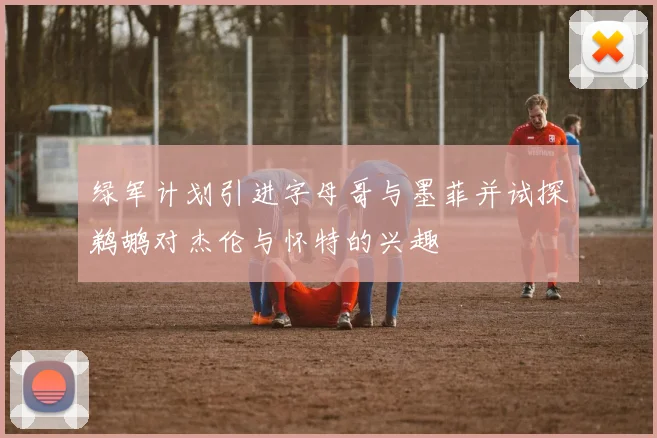 绿军计划引进字母哥与墨菲并试探鹈鹕对杰伦与怀特的兴趣